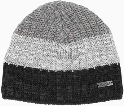 Eisglut Strickmütze Griffina XL aus Wolle mit Fleece-Innenband in