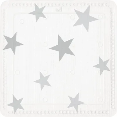 Produktbild von Kleine Wolke Duscheinlage STARS Silbergrau 55 x 55 cm