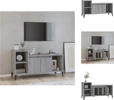 Produktbild von vidaXL TV-Schrank Grau Sonoma 100x35x55 cm Holzwerkstoff -  TV-Möbel