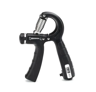 Produktbild von Handtrainer mit Zähler Einstellbare Stärke 5-60 kg fingertrainer krafttrainer Schwarz