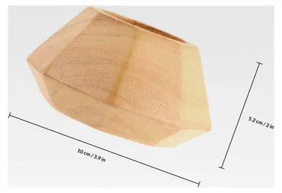 Produktbild von Achteckiger Eierbecher aus robustem Holz für Frühstück und Osterfeiern