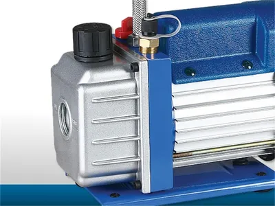 Close-up of a vacuum pump.