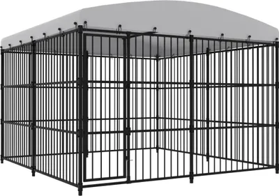 Obrázok produktu pre vidaXL Vonkajšia búda pre psov so zastrešením 300x300x210 cm