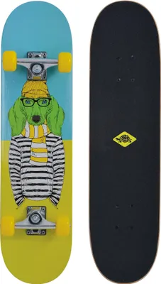 Zdjęcie produktu dla SCHILDKRÖT® 510604 SCHILDKRÖT® Kicker 31 Green Dog Kinder-Skateboard schwarz