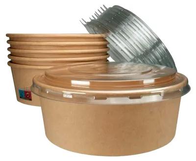 Produktbild von 50 Stück  Salatschalen to go mit Deckel