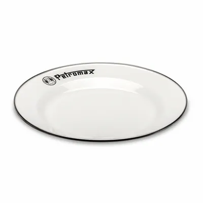 Produktbild von Petromax Emaille Teller 2er Set weiß Ø 26 cm - Perfekt für Camping & Outdoor