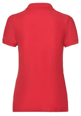 Produktbild von Fruit of the Loom - Poloshirt für Damen LT1865 (XL) (Rot)