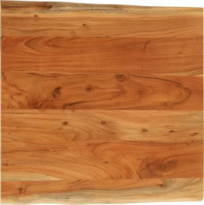 Produktbild von Design Tischplatte 80x80x2,5cm Quadratisch Massivholz Akazie Baumkante - Tischplatten 2025 Neu2899194 1parcel