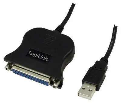 Produktbild von LogiLink Adapterkabel USB-A/DSUB-25