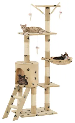 Produktbild von Kratzbaum für Katzen mit Sisal und Katzenkletterturm