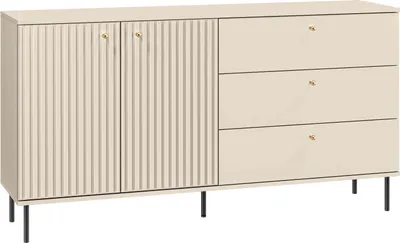 Zdjęcie produktu dla FURNLUX Kredens Sophie Beige 160cm / Kolor główny: beżowy / Wymiary: 160 x 85 x 40 cm