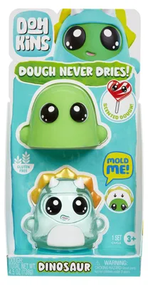 Obrázek produktu pro MGA Entertainment DohKins Dino in Tray, Modelářská hlína, Vícebarevný, Dětský, Chlapec/děvče, 3 rok/roky, 99 rok/roky