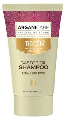 Produktbild von Arganicare, Rizinusö l, Haarshampoo, zur Wachstumsstimulation, 50 ml