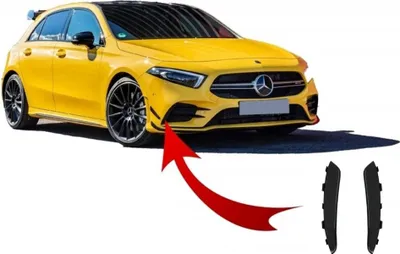 Produktbild von Stoßstange klappen Seitenflossen für Mercedes A Klasse W177 V177 04.18-2022.