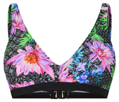 Produktbild von Zoggs - Bikini Oberteil für Damen, V-Ausschnitt GT20578 (38 DE) (Bunt)