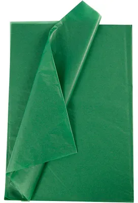 Produktbild von Seidenpapier, Blatt 50x70 cm, 14 g, Grün, 10Bl.