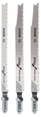 Produktbild von Stichsägeblatt-Set Einnockenschaft T 308 B (2x); T 308 BO, 3-tlg.
