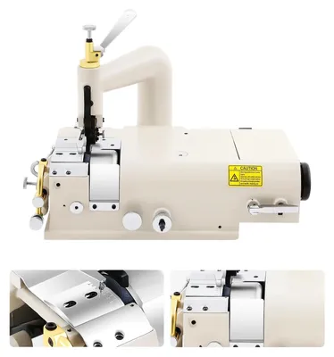 Produktbild von Lederdünnmaschine - Elektrische Lederspaltmaschine - Maximale Hobelbreite 40 mm - Gusseisen - Weiß