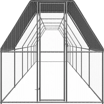 Produktbild von vidaXL Outdoor-Hühnerkäfig 2x12x2 m Verzinkter Stahl