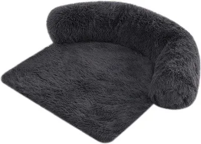 Image de Coussin pour chien pour canapé, lit pour chien, gris, moelleux