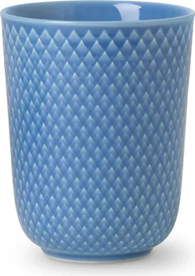 Productafbeelding van Lyngby Porcelæn - Bekertje "Rhombe Color", 33 cl, blauw