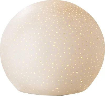 Produktbild von GILDE Tischleuchte Sternenhimmel - aus Porzellan B 18 cm H 16 cm