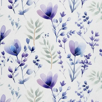 Image de OUTDOOR DECOSTOFFE OXFORD - Blumen - DX2838