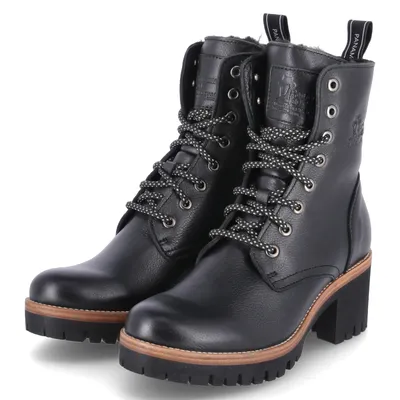 Image de Panama Jack Padme B2  Veterschoenen Hak - Zwart - Maat 38