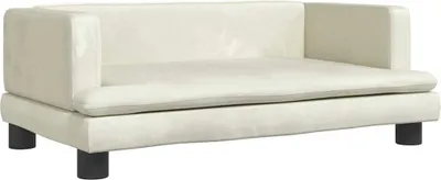 Obrázek produktu pro vidaXL Pelíšek pro psy Cream 80x45x30 cm Velvet