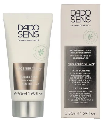 Produktbild von DADO SENS Regeneration E, Tagescreme, Frauen, Empflindliche Haut, Gesicht, Anti-Aging, Anti-Falten, Feuchtigkeitsspendend, Nährend, Regenerierend, Weichmachend, Verstärkung, 50 ml