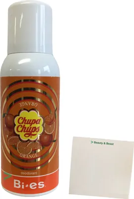 Produktbild von Chupa Chups Deospray Deodorant Spray Orange (100 ml) + usy Block