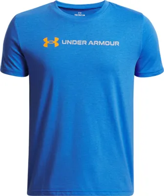 Immagine prodotto di Under Armour Ua B Logo Wordmark Ss - blue atlantis, Taglia:M