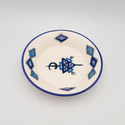 Image de Assiette creuse Sahel bleu - D 24 cm