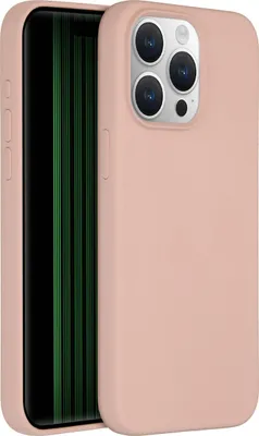 Image de Accezz Liquid Silicone Backcover pour l'Apple iPhone 15 Pro Max - Rose