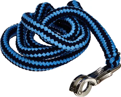 Image de Longe Hippo Kerbl avec mousqueton de panique bleu clair/bleu foncé