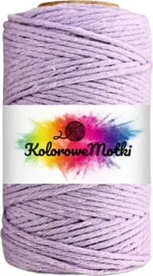 Produktbild von Makramee Garn Violett 2mm 60m | Naturliche Stark, Baumwollgarn, Baumwollschnur, Perfekt für Basteln