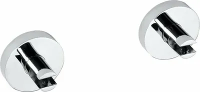 Image de Sapho X-Round - Supports d'étagères, 2 pièces, chromé XR009