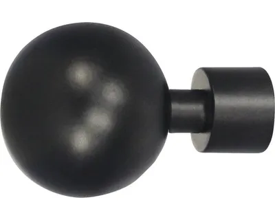 Produktbild von Endstück ball-classic für Carpi schwarz Ø 16 mm 2 Stk.
