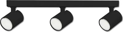 Produktbild von ISOLED Wand-/Deckenleuchte GU10 Triple, IP20, schwarz