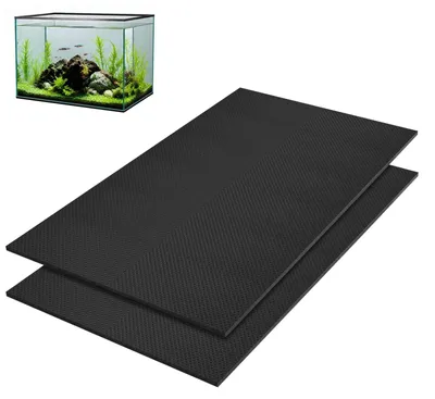 Image de 2 tapis antidérapants pour aquarium, dimensions 60 x 30 cm