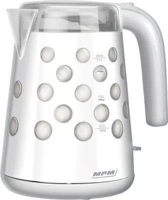 Immagine prodotto di MPM Schnurloser Wasserkocher 1.7l Weiss-Blau MCZ-86