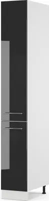 Produktbild von Vicco Apothekerschrank Fame-Line, 30 cm, Anthrazit Hochglanz/Weiß
