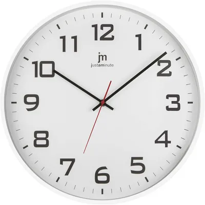 Image de Lowell Justaminute 00880B Horloge murale / de table Horloge à quartz Cercle Blanc