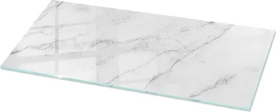 Produktbild von Marmoroberflächenmuster– Küchenarbeitsplatte – Glasplatte Küche – Glasarbeitsplatte – Küchenplatte Glas – Arbeitsfläche Glas – Pflegeleicht – 125x50 cm