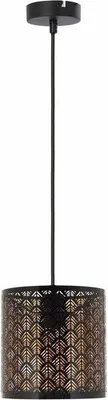 Zdjęcie produktu dla Lampa wisząca Tuluza czarna 1xE27x60W metal wym:80x20x20cm IP20 Reality