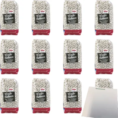 Produktbild von Hofgut Weiße Bohnen VPE (12x500g Beutel) + usy Block