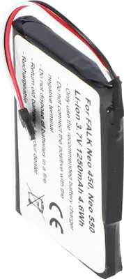 Immagine prodotto di Batteria adatta alla batteria FALK Neo 450 Neo 550 con 3,7V e 1250mAh