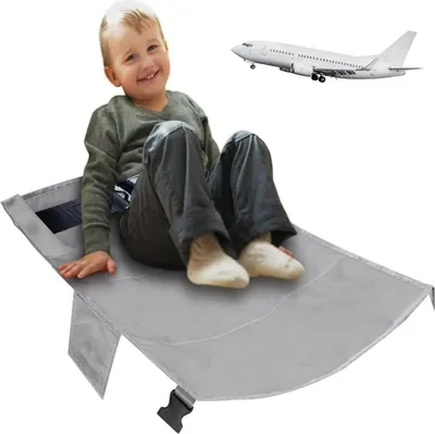 Produktbild von Kinderflugzeugbett, grau, klappbar, für Kleinkinder