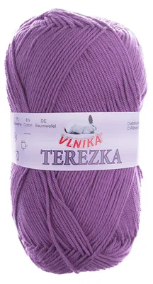 Strickgarn TEREZKA 100% Baumwolle, flieder