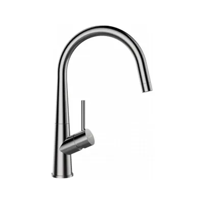 Produktbild von Schock Armatur Conos 528000EDM, Edelstahl massiv, Hochdruck, Festauslauf
